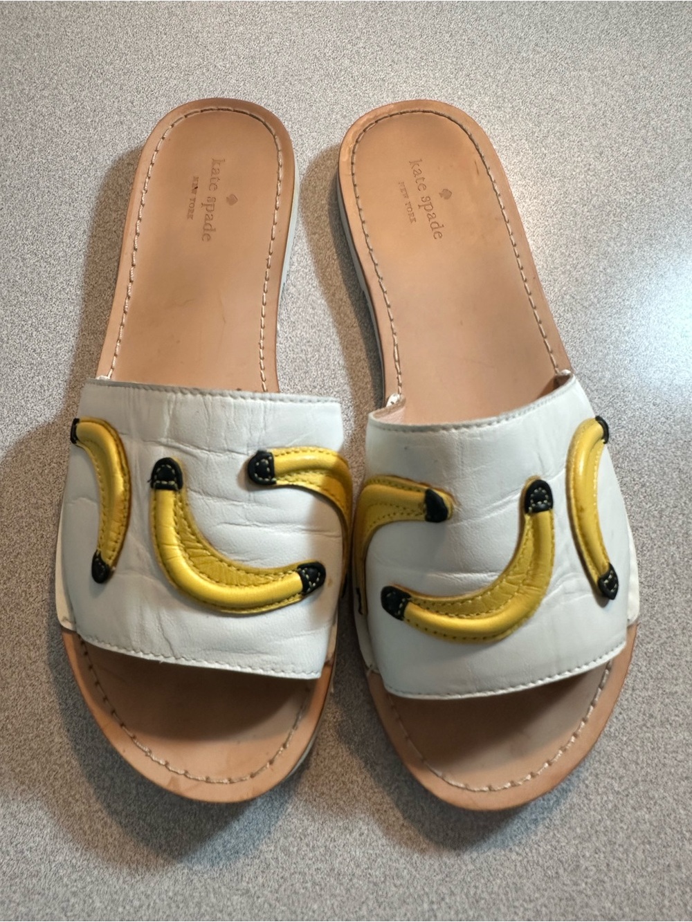 Kate Spade sandals slides Bananas